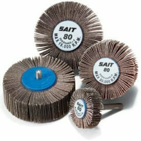 United Abrasives/Sait United Abrasives - Sait 2A Flap Wheel 2" x 1" x 1/4" 80 Grit Aluminum Oxide 70051